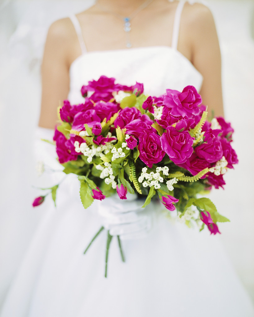 Bride Holding Bouquet